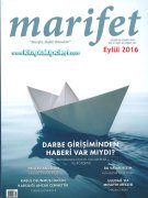 Marifet Dergisi EYLÜL 2016 - Mahmut Efendi H.z'ne Verilen Çeştiye Tarikatı Şeyhlik İcazeti ve Silsilesi