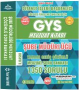 2024 GYS ŞUBE MÜDÜRLÜĞÜ MEVZUAT KİTABI Sabri Benli, Diyanet İşleri Başkanlığı Görevde Yükselme Sınavı Ünvan Değişikliği İçin Özel Çözümlü Soru Bankası 1350 Sorulu, 640 Sayfa