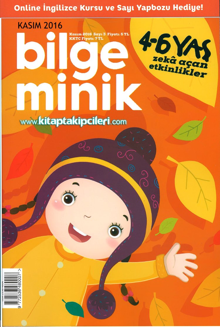 Bilge Minik Dergisi KASIM 2016 Sayısı, Dini Çocuk Eğitimi, 4-6 Yaş Zeka Açan Etkinlikler, SAYI YAPBOZU HEDİYE