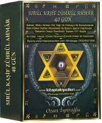 Sırrul Kaşif Zuhrul Ahmar 40 Gün Tertibatul Mukaddes, Ozan İspiroğlu, Feraset Ve Nuzul Sebepleri İle Şifaül Müderris, Safran Misk Gülsuyu Karışımı Mürekkeple Basılmıştır, Havas, Ebced, Zuhurat Tasavvuf İlmi, Bandrollü Kitap 571 Sayfa” BÜYÜ KİTABI DEĞİLDİR