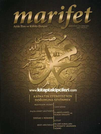 Marifet Dergisi Şubat 2013 Rebiülevvel Sayısı