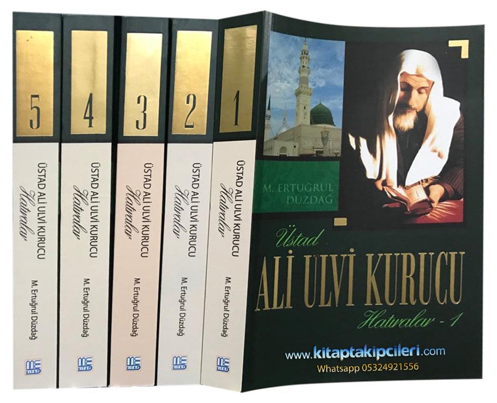 Ali Ulvi Kurucu Hatıralar, M. Ertuğrul Düzdağ 1-2-3-4-5 Cilt Kitap Seti Takım, 2032 Sayfa