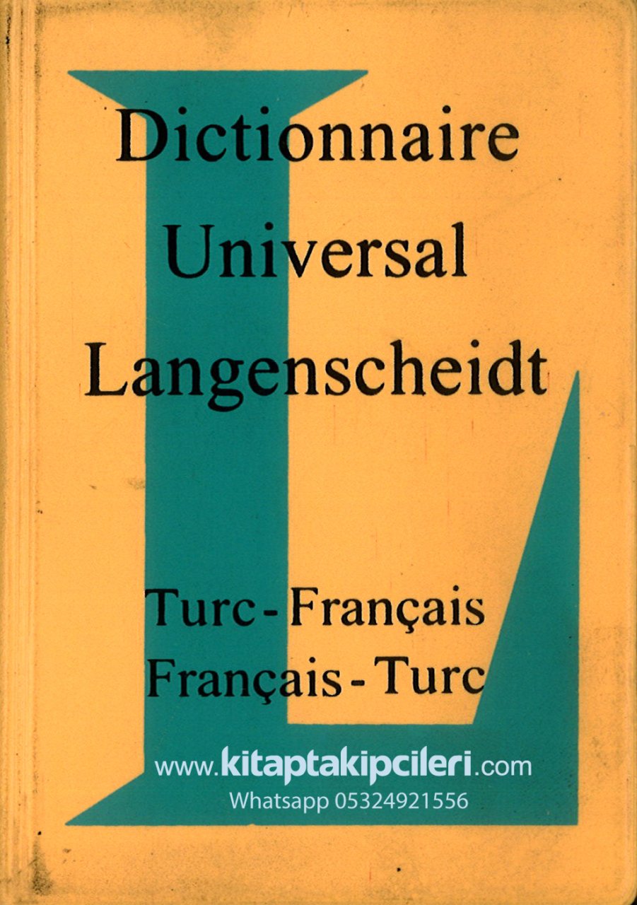 Dictionnaire Universal Langenscheidt Turc Français, Français Turc, Cep Sözlük 384 Sayfa