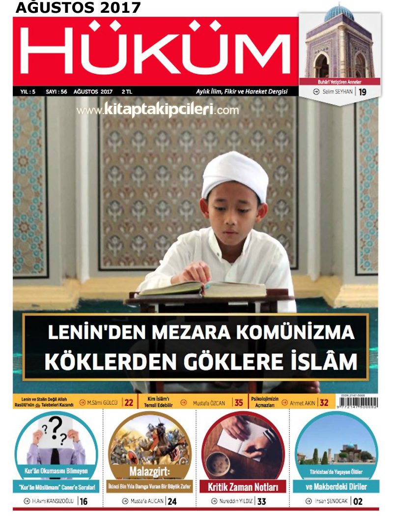 Hüküm Dergisi Ağustos 2017 Sayısı, Kuran Okumasını Bilmeyen Kuran Müslümanı Caner Taslaman'a Sorular