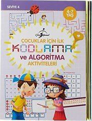 İlk Kodlama ve Algoritma Aktiviteler - 4 Kitap (4+ Yaş)