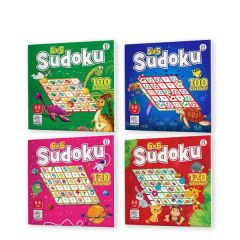 Stickerli Sudoku Serisi (5-8 Yaş) - Dikkat Geliştiren Bulmacalar
