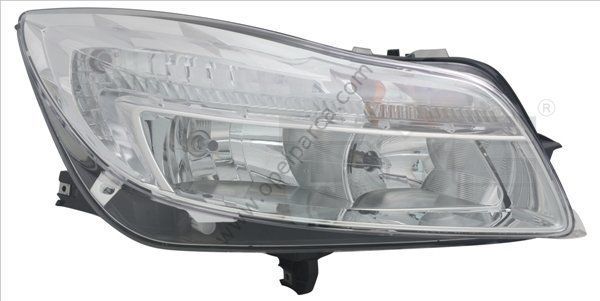 Opel İnsgina Sol Düz Halojen Far Hella Marka