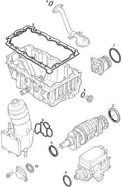 Astra G 1999 - 2004 2.0 - 2.2 Dizel motor Alt Takım Conta