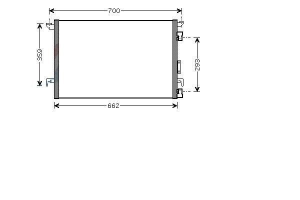 Opel Vectra C Klima Radyatörü İthal