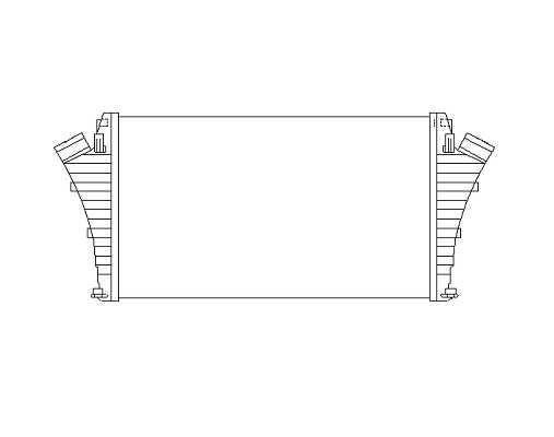 Opel Vectra C 2.0 Dizel Turbo Radyatörü ( İntercooler ) Yan Sanayi