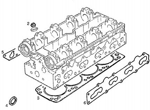 Meriva A 2003 - 2010 X18XE motor Üst Takım Conta