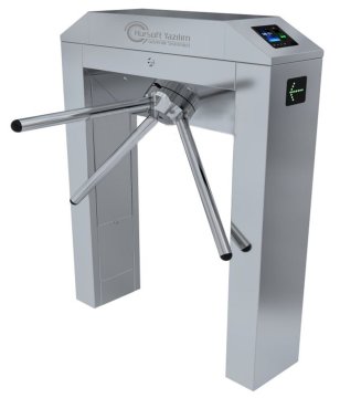 HURSOFT S1215 OKUL TURNİKE SİSTEMLERİ (4 ADET PARMAK İZLİ KART OKUYUCU TURNİKEYE MONTELİ)