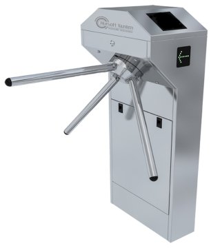 HURSOFT S720 YURT TURNİKE SİSTEMLERİ (2 ADET PARMAK İZLİ KART OKUYUCU TURNİKEYE MONTELİ)
