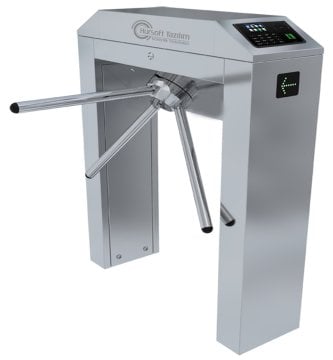 HURSOFT S480 TURNİKE SİSTEMİ (1 ADET KART OKUYUCU TURNİKEYE MONTELİ)