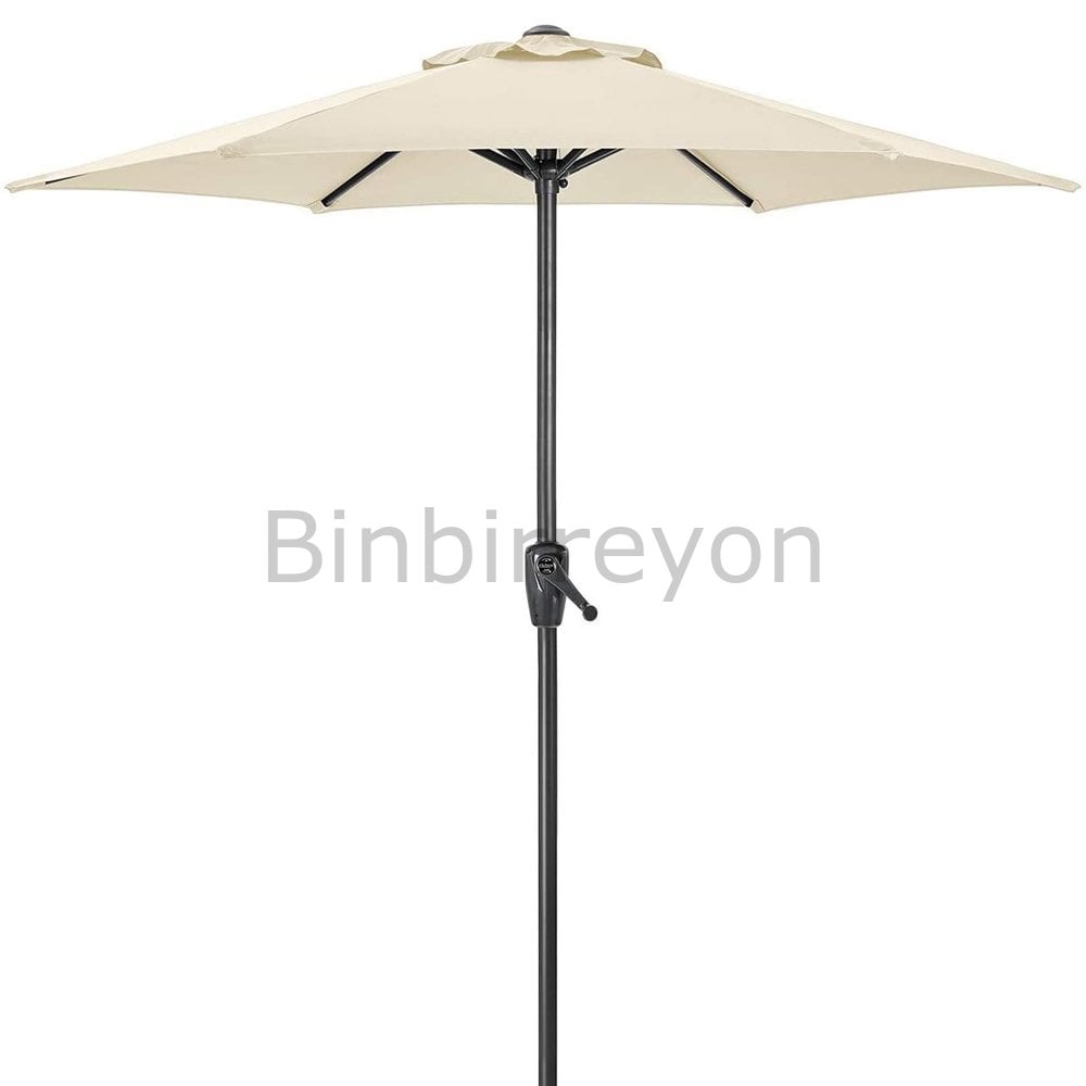Makaralı Şemsiye Bahçe Gölgelik Şemsiye 2 m Kumaş Uv50+ AA006