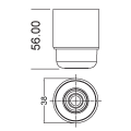 A1102 - E-27 DÜZ DUY SİYAH (50'lik paket)