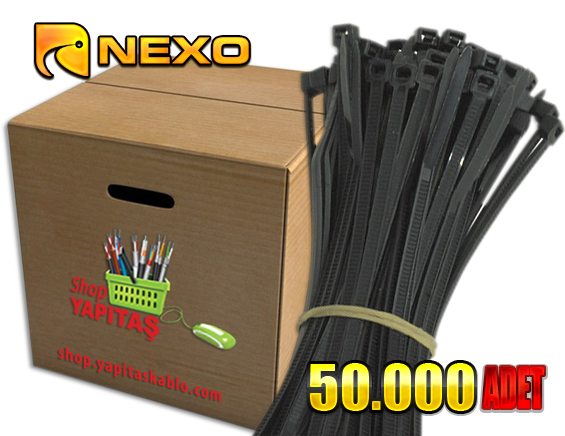 KB100A - 100x2,50 - Kablo Bağı - Koli