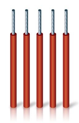 SIAF 0,50 mm²  kablo Kırmızı