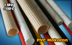 PVC Cam elyaf Makaron - Çap: 7,0mm