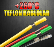 PFA 0,50 mm² 260°C Teflon Kablo Şeffaf