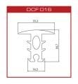 DCF016 Silikon derz fitili(35*31mm)