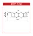 DCF092 Silikon derz fitili(72*16mm)
