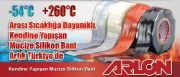 ARLON Silikon Bant (Mucize Bant) Kırmızı 3 Metre