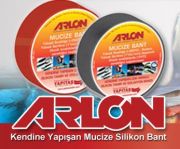ARLON Silikon Bant (Mucize Bant) Siyah 10 Metre