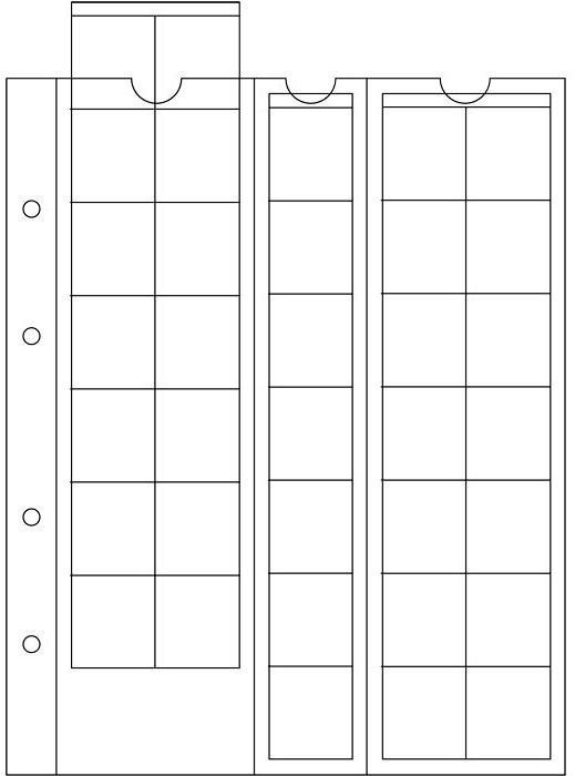 Optima M35/27 Madeni Para Sayfası (5'li Paket)