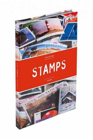 Pul Defteri 32 Sayfa (A4) RENKLİ cilt, SİYAH SAYFA