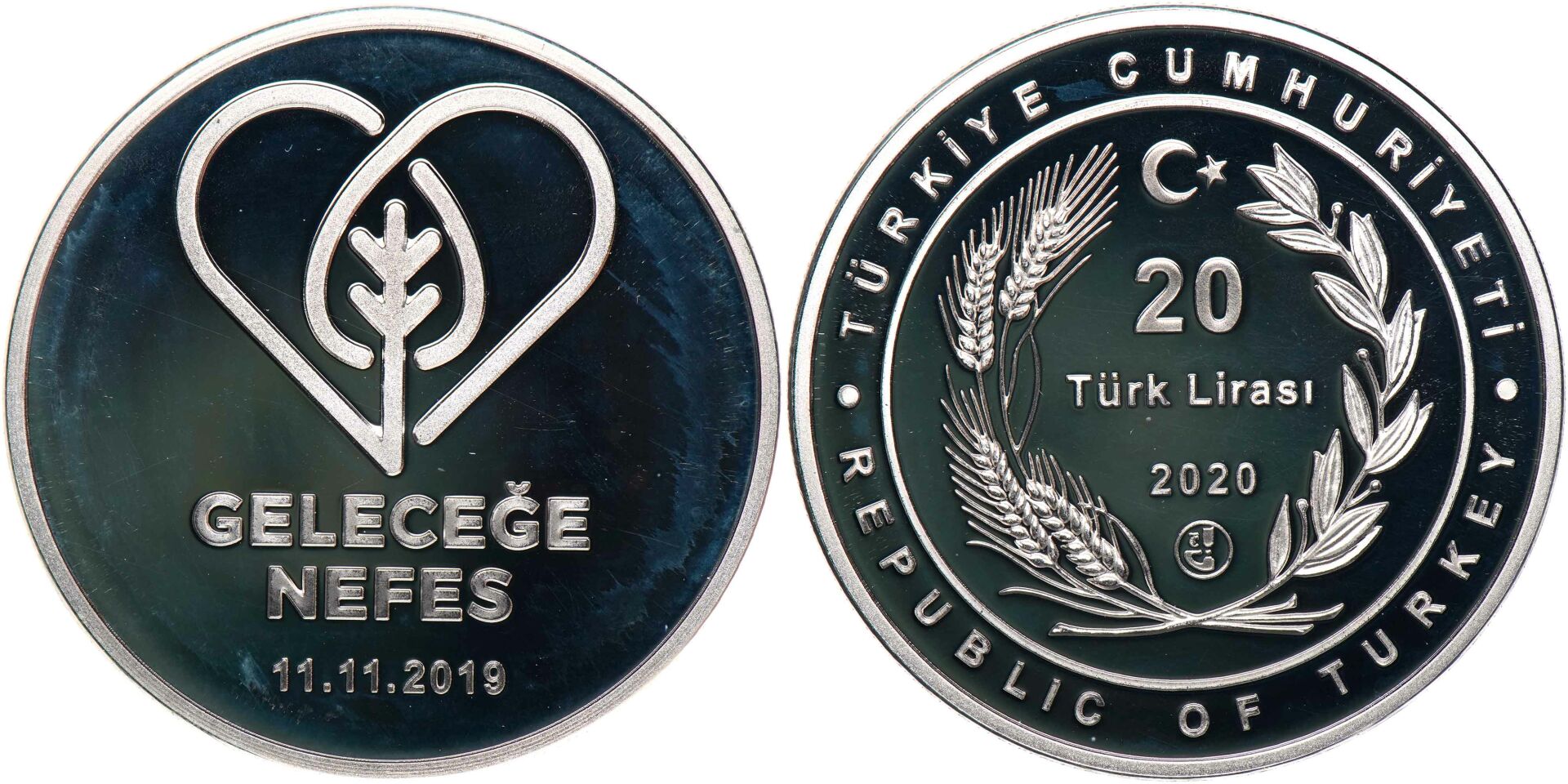 2020 GELECEĞE NEFES -1 (PROOF GÜMÜŞ)