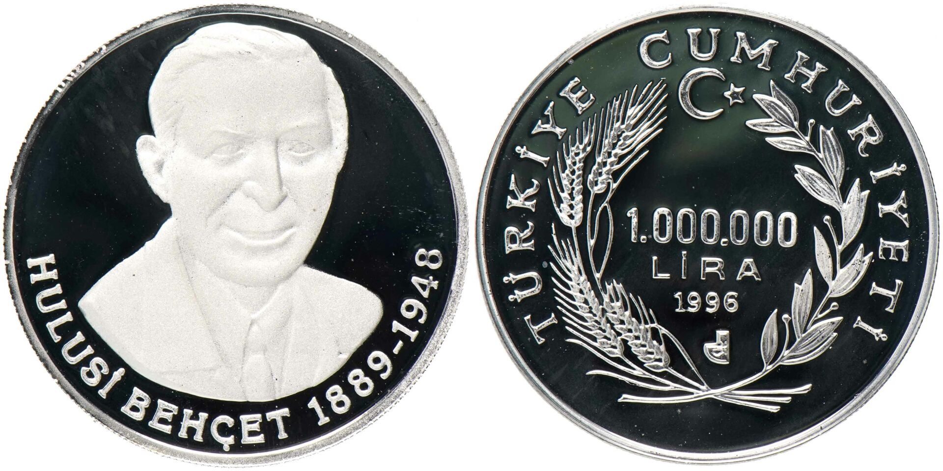 1996 HULUSİ BEHÇET (PROOF GÜMÜŞ)