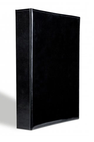 Kendinden Sayfalı, 400 Kartpostal Alabilen Klasör (Siyah Cilt)