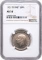 NGC SERTİFİKALI - 1 LİRA 1957