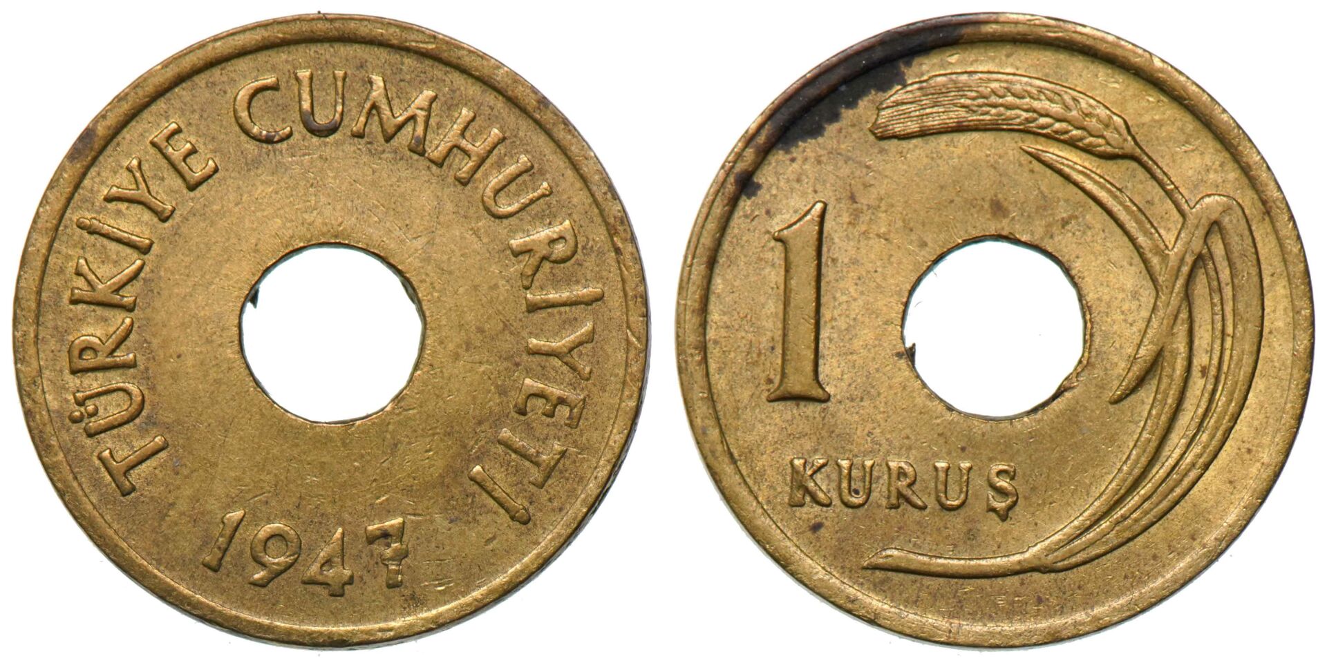 1 Kuruş 1947 ÇİL