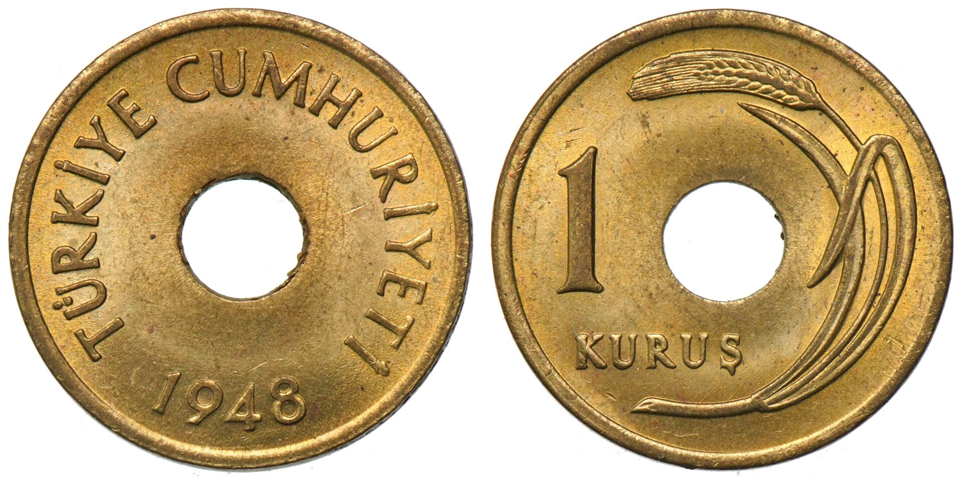 1 Kuruş 1948 ÇİL