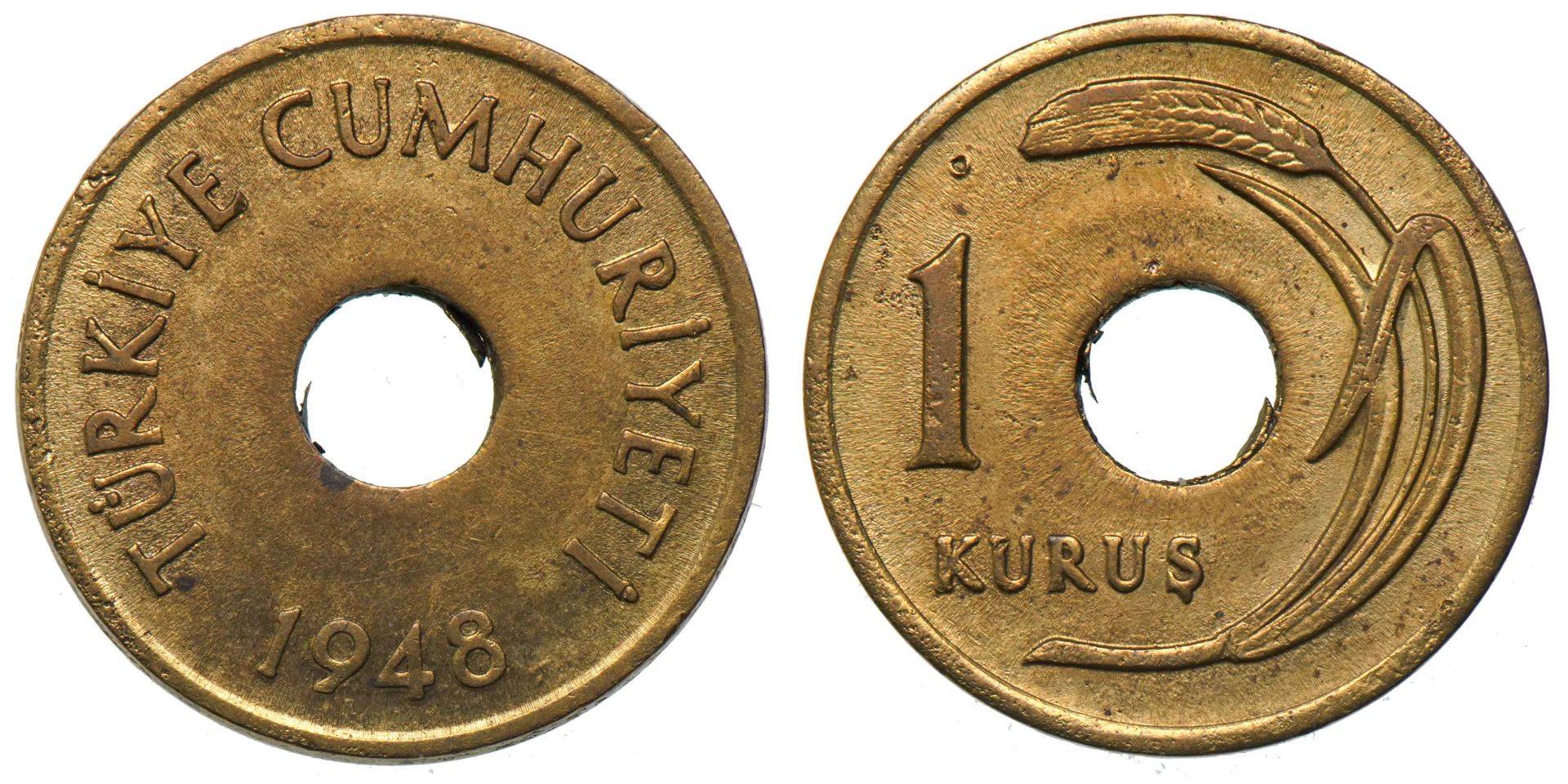 1 Kuruş 1948 ÇİL