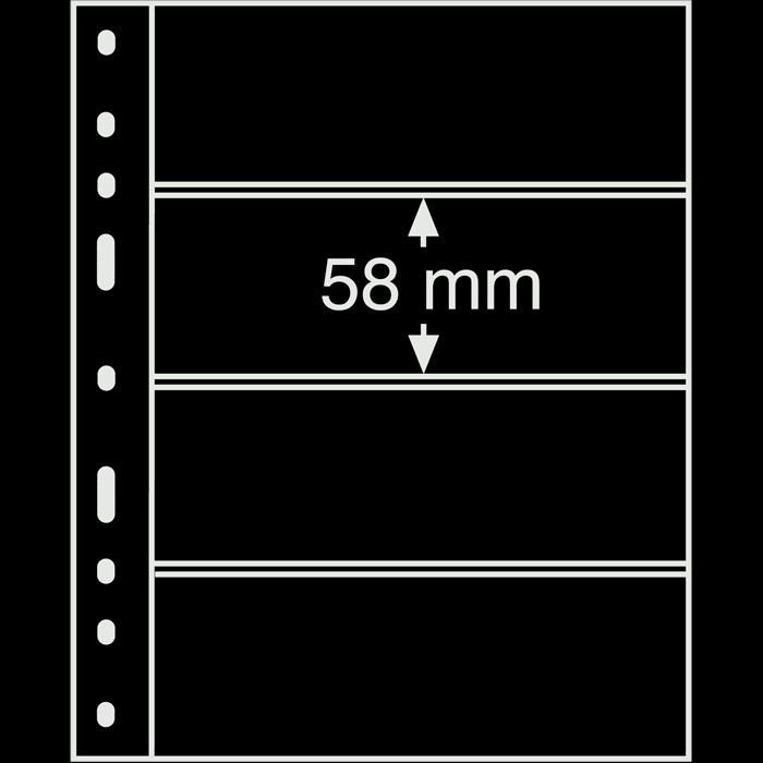 Optima 4S Siyah Zeminli Sayfa (10'lu Paket)