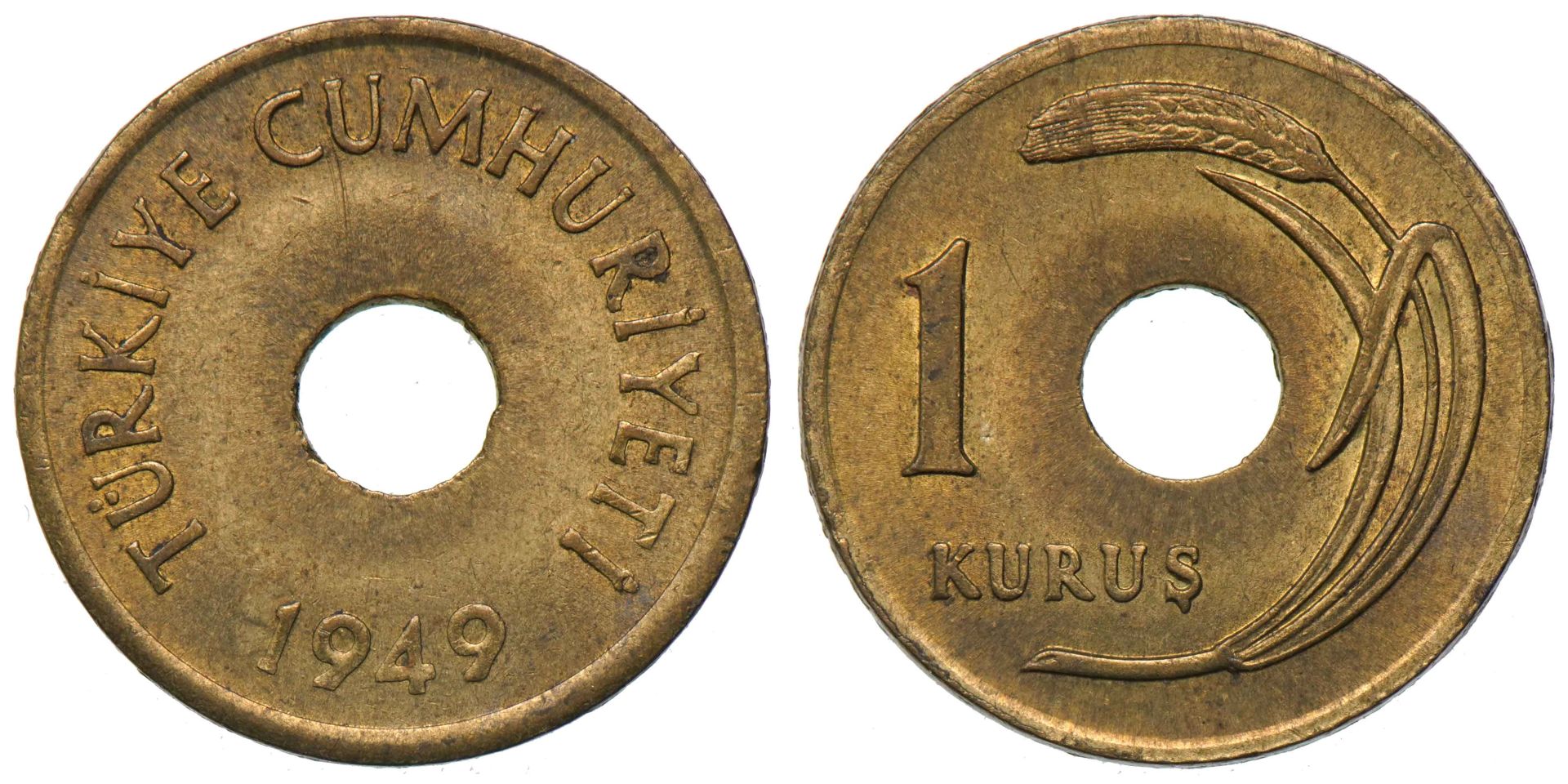 1 Kuruş 1949 ÇİL