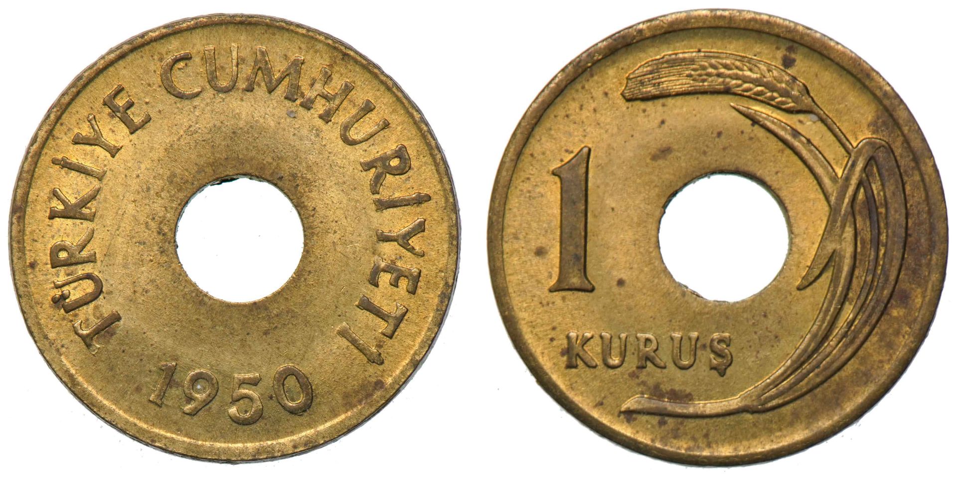 1 Kuruş 1950 ÇİL
