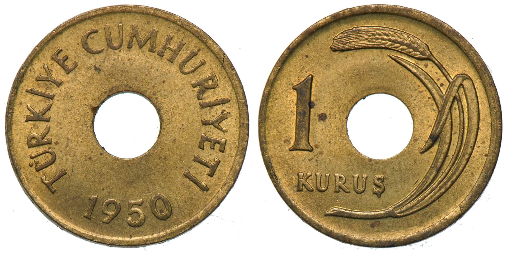1 Kuruş 1950 ÇİL