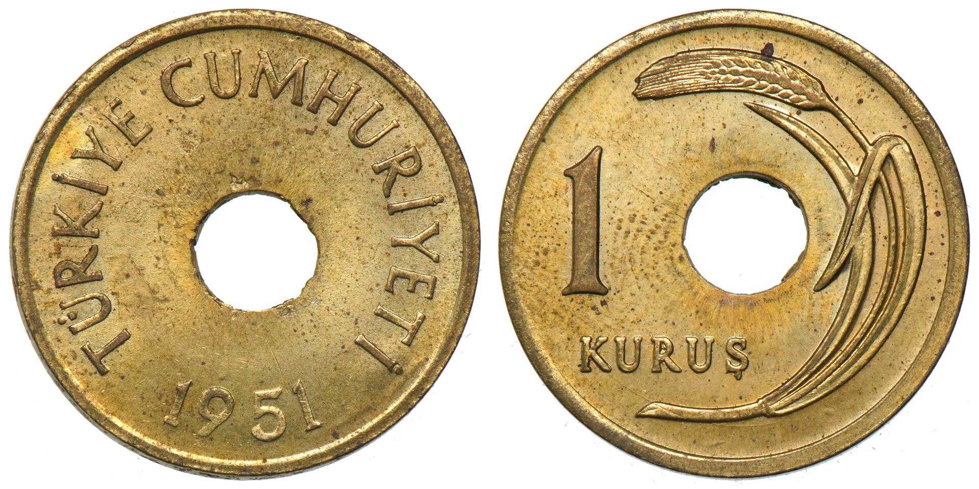 1 Kuruş 1951 ÇİL