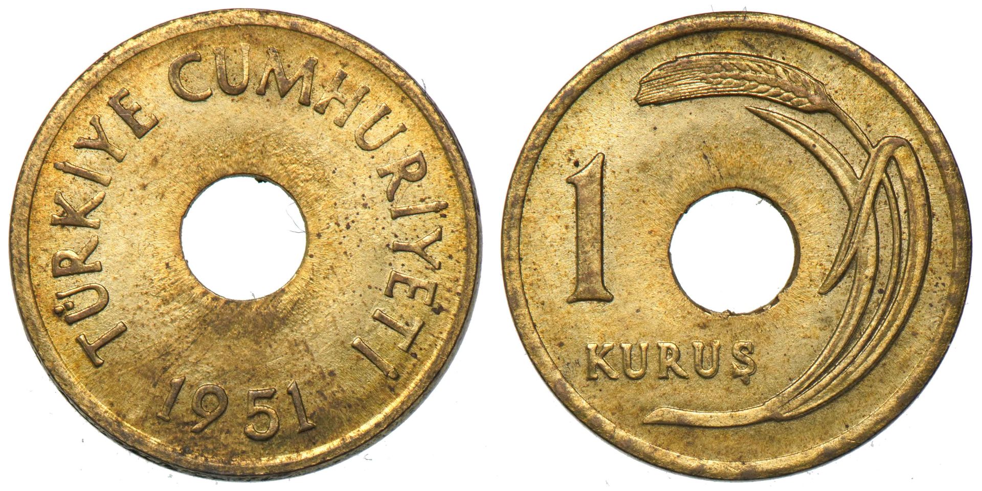 1 Kuruş 1951 ÇİL