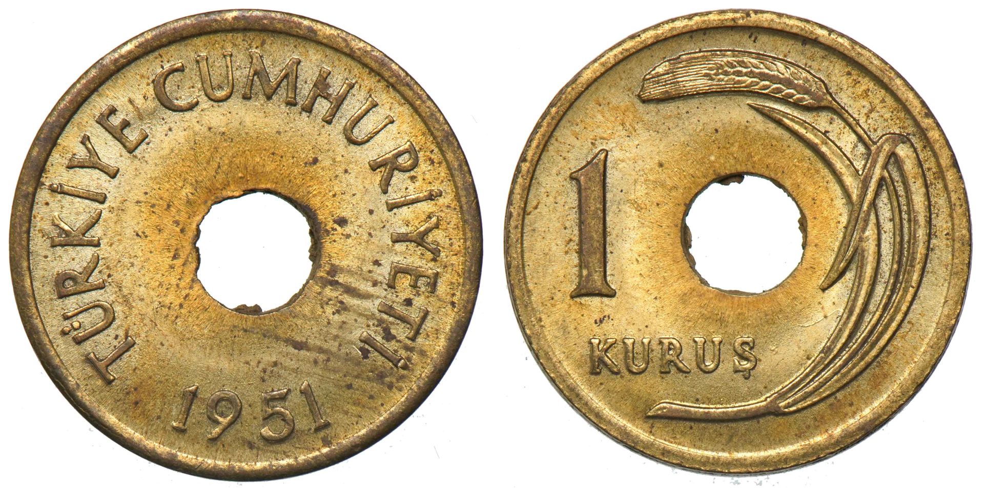 1 Kuruş 1951 ÇİL