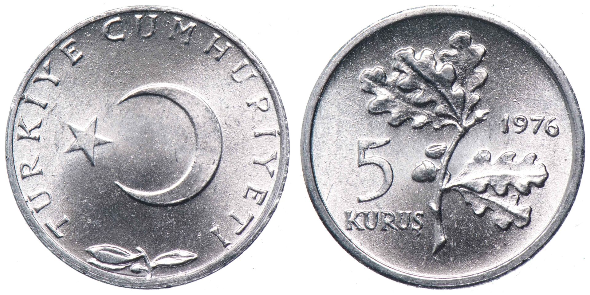5 Kuruş 1976 ÇİL