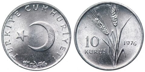 10 Kuruş 1976 ÇİL