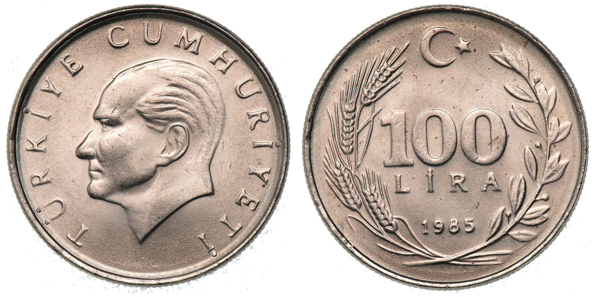 100 Lira 1985 ÇİL