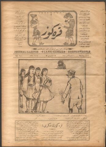 Osmanlıca Karagöz Dergisi - Tarih 1922, Sayı 1449