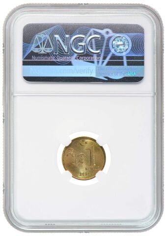NGC SERTİFİKALI - 1 Kuruş 2020