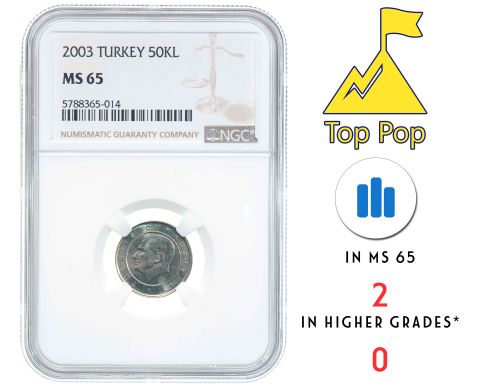 TOP POP / NGC SERTİFİKALI - 50.000 Lira 2003
